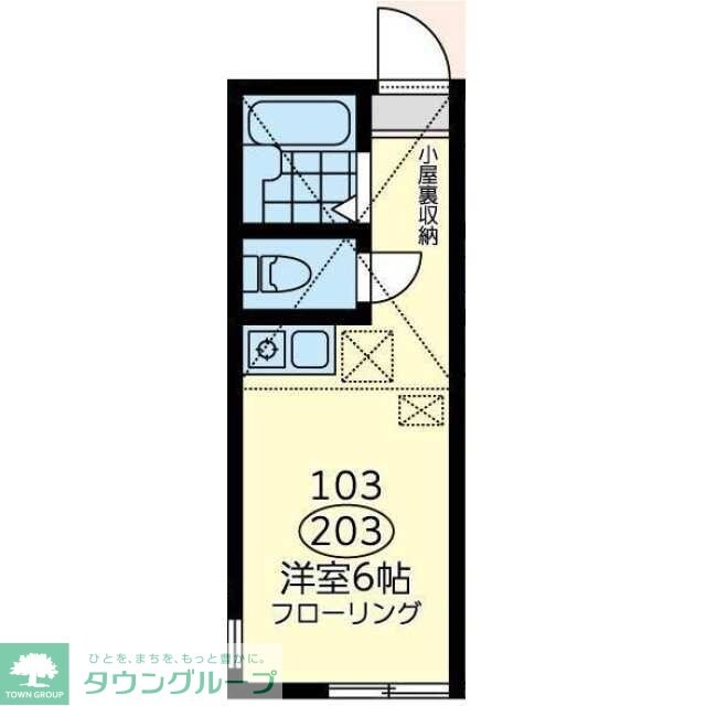 パナケイア川崎大師の物件間取画像