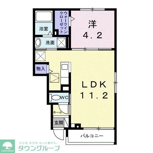 メゾンわかばの物件間取画像
