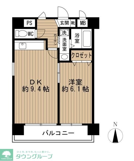 USKウエストワードの物件間取画像