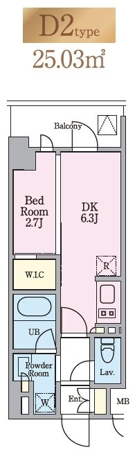リビオメゾン木場の物件間取画像
