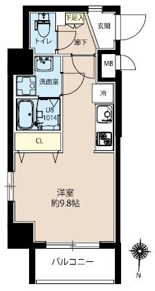 レオーネ亀戸IIの物件間取画像