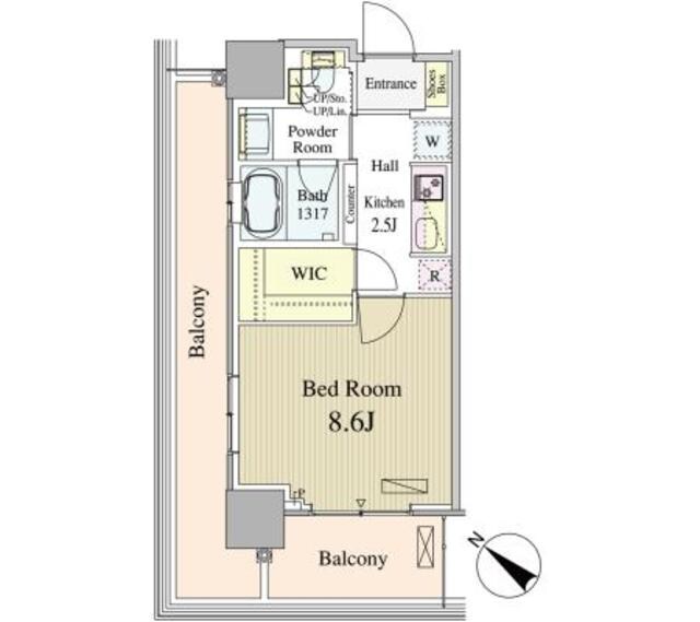 ルミレイス豊洲の物件間取画像