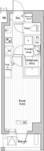 木場ステーションレジデンスの物件間取画像