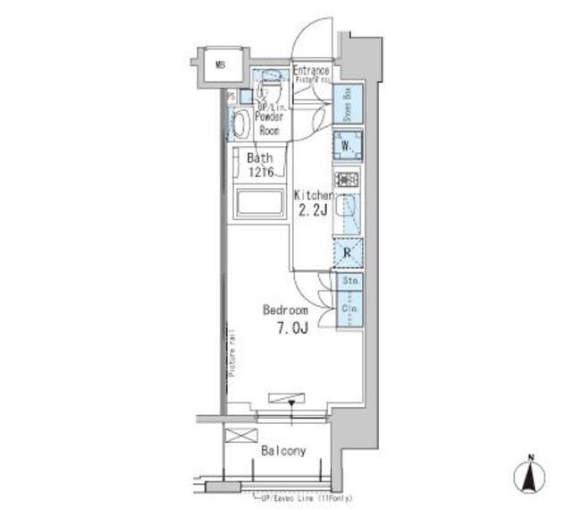 パークアクシス両国の物件間取画像