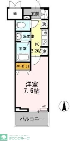 Rising Place Kameidoの物件間取画像