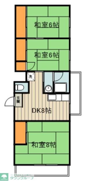 旭マンションの物件間取画像