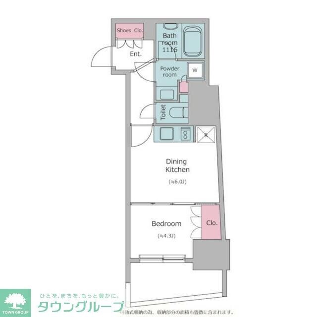 レジディア亀戸プレイスの物件間取画像