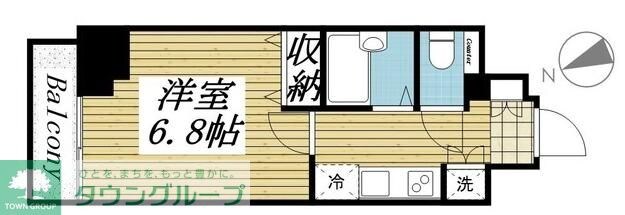 スパシエスタイル住吉の物件間取画像