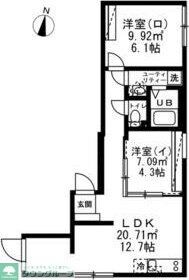 SOLASIAresidence西日暮里の物件間取画像