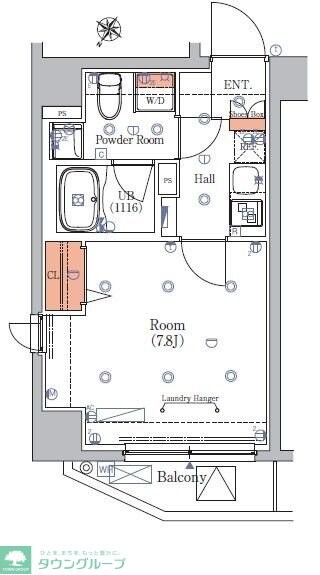エストゥルースプラス押上の物件間取画像