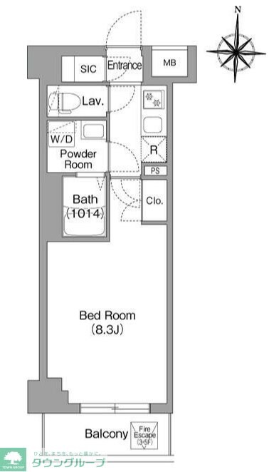 BPRレジデンス大島の物件間取画像