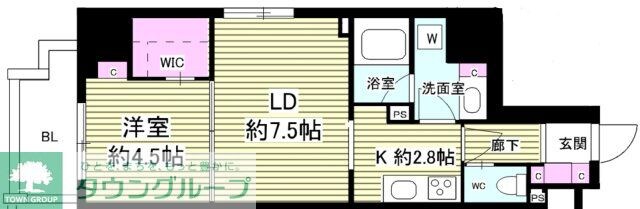 ミリアレジデンス根岸柳通りの物件間取画像