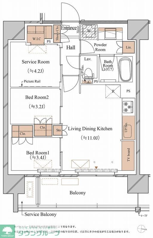 ブランシエスタ木場の物件間取画像