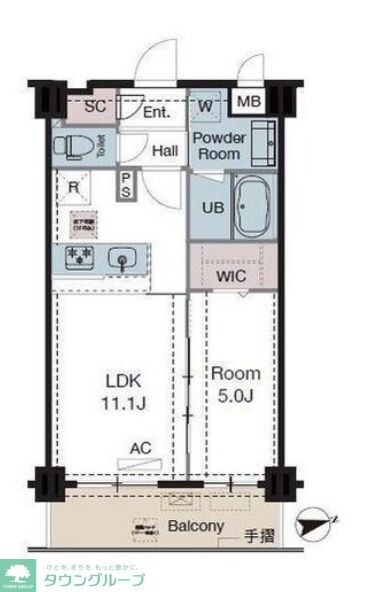 ラグゼナ東陽町の物件間取画像