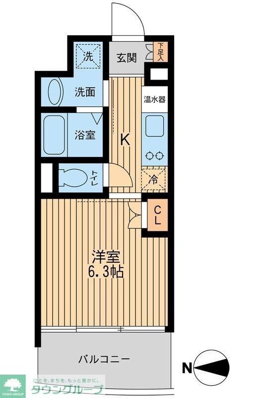 プライムアーバン西大島の物件間取画像