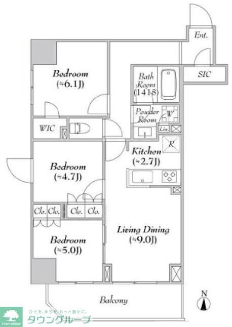 ASMACI MAISON両国IIの物件間取画像