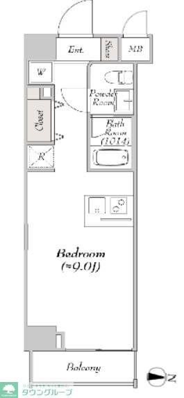 プレール・ドゥーク錦糸公園NORTHの物件間取画像