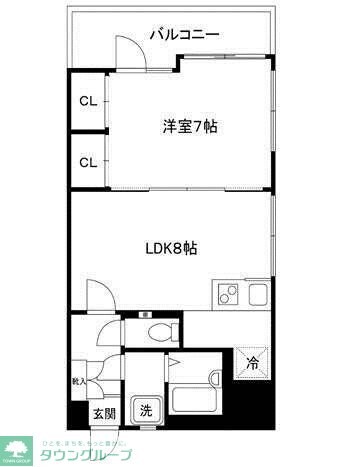 ワコーレ錦糸町マンションの物件間取画像