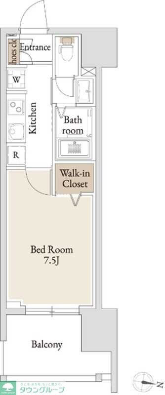 BLESS亀戸の物件間取画像