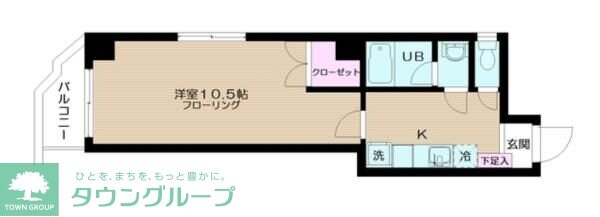 テルミニ菊川の物件間取画像