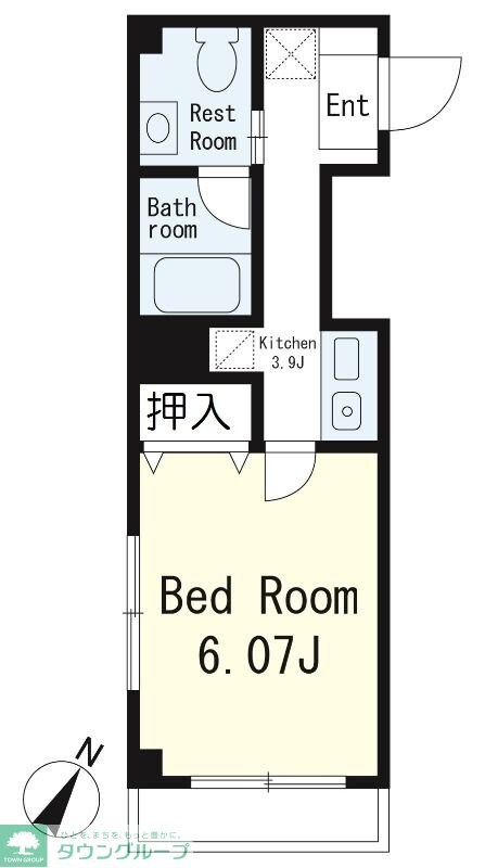 WING髙尾の物件間取画像