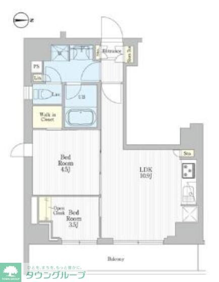REFRAME 5 Iriyaの物件間取画像