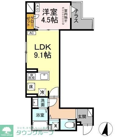 セレスティア大島の物件間取画像