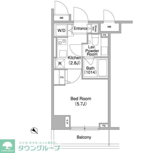 コンフォリア両国DEUXの物件間取画像