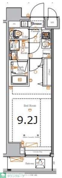 BPRレジデンス浅草の物件間取画像