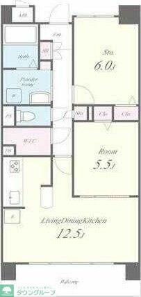 グリシーヌの物件間取画像
