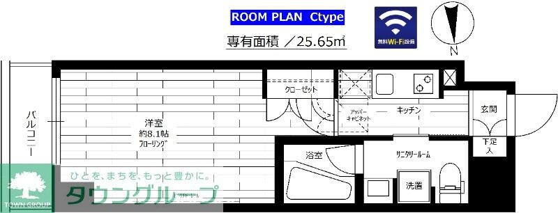 ステージグランデ亀戸アジールコートの物件間取画像