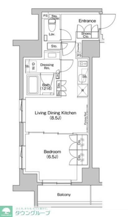 ザ・パークハビオ入谷の物件間取画像