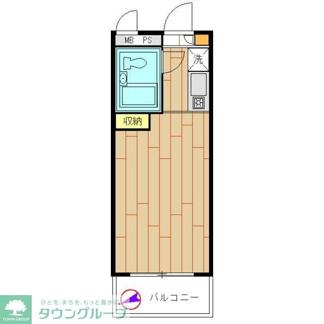 モナークマンション溝の口IIの物件間取画像
