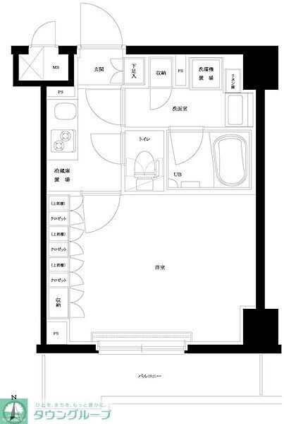 ルーブル武蔵小杉伍番館の物件間取画像