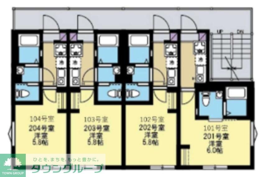 ビブロポート溝の口の物件間取画像