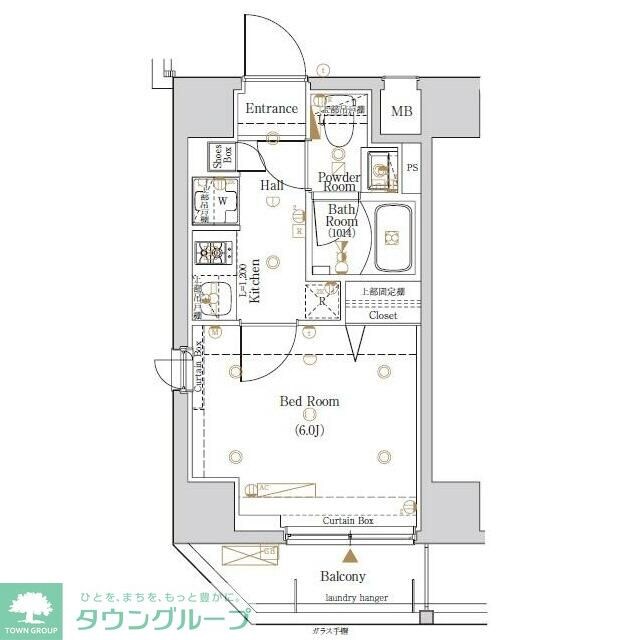 Log武蔵小杉の物件間取画像