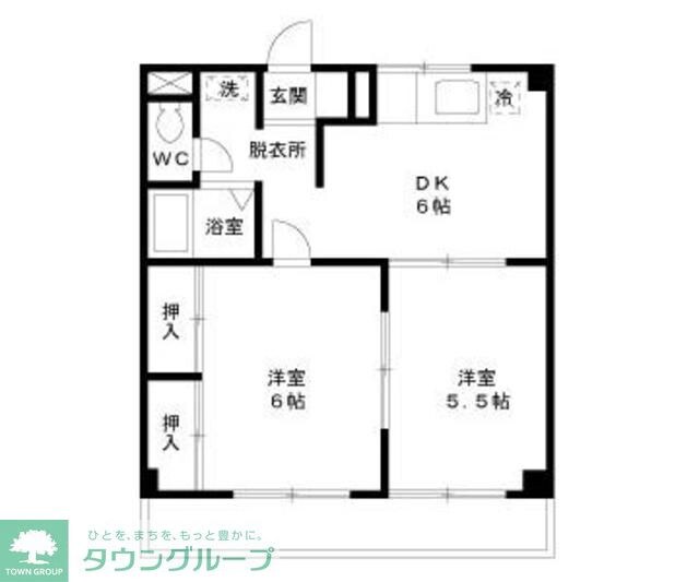 エステートピア山崎Aの物件間取画像