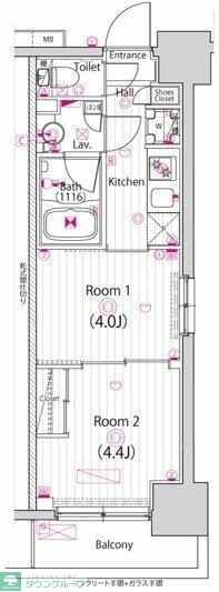 ガーラ・ステーション川崎平間の物件間取画像