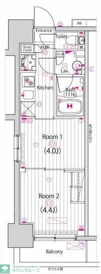 ガーラ・ステーション川崎平間の物件間取画像