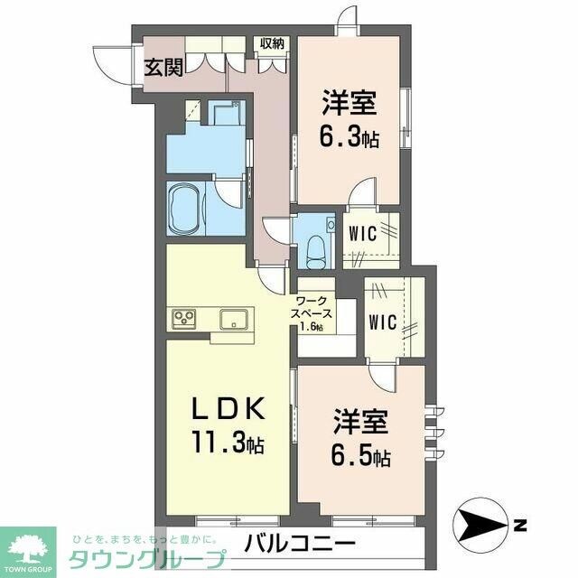 ロングウッドテラスの物件間取画像