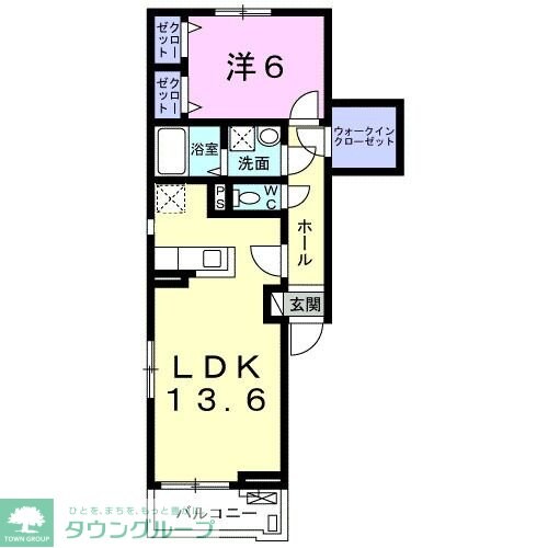 シンフォニーの物件間取画像
