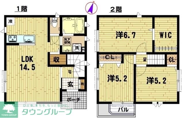PRIME ASSET 大倉山の物件間取画像