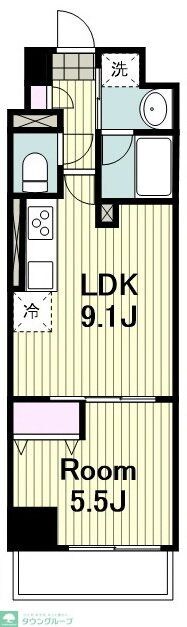 Villa Blancheの物件間取画像