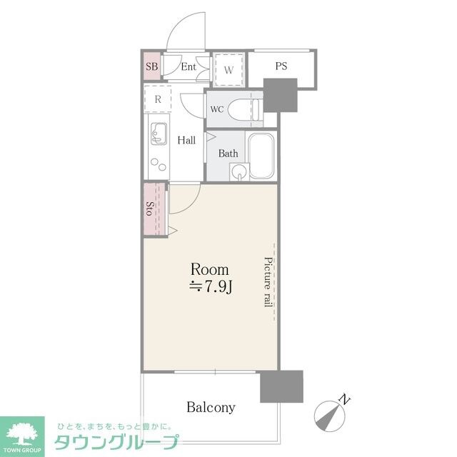アルテーヌ新横浜の物件間取画像