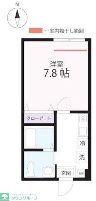 ハーミットクラブハウスmix三ツ沢下町の物件間取画像