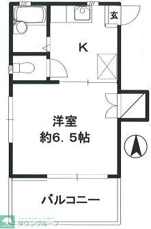 ルジャルダンオオクラヤマAの物件間取画像