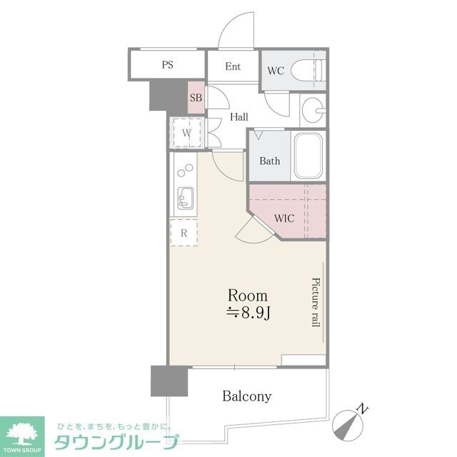 アルテーヌ新横浜の物件間取画像