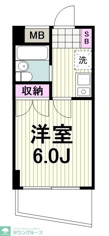 エアフォルク大倉山の物件間取画像