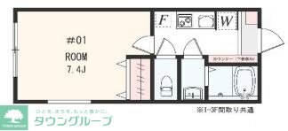アザーレ・パッシオ大口Bの物件間取画像