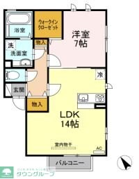 グランファミールの物件間取画像